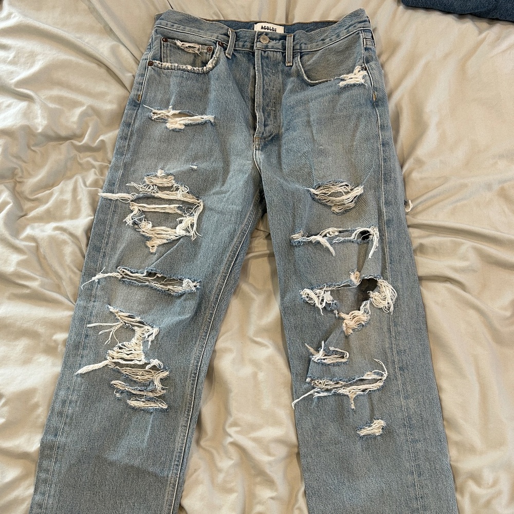 Agolde ripped jeans